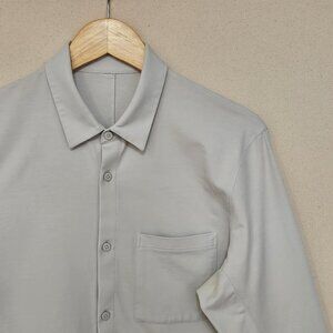 lululemon athletica Gray Casual Button Down Shirt